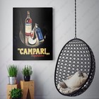 Campari Aperitif Aperitivo Vintage Advertising Poster Canvas Wall Art Print
