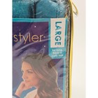 The Sleep Styler Large 6 Inch Heat-free Memory Foam Hair Rollers 8 Count Teal