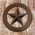 Cast Iron Texas Star Plaque St35-a