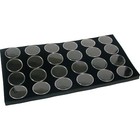 36   24 Gem Jar Gemstone Jewelry Storage Display Tray Foam Inserts Kit 2 Pcs