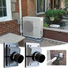 Adjustable Hvac Line Cover Plate Indoor Outdoor Split Wall Penetration