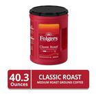 Folgers Classic Roast Ground Coffee  Medium Roast  40 3 Oz Canister