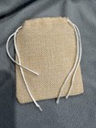 50 Small Burlap Bags With Drawstring  4x6 Inch Gift Bag Bulk Pack - Wedding P   