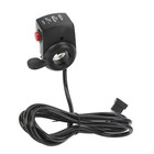 E-bike Thumb Throttle  36v 6-wire Speed Control With Led Battery Indicator  48v