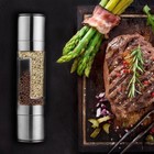 Double-head Grinder Pepper Sea Salt Grinder Manual Quick Milling Bottle