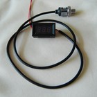 1pc Pneumatic Shock Digital Pressure Gauge Small Panel Mounting Pressure Gauge D