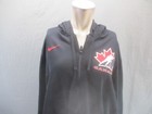 Nike Therma-fit Team Canada Hockey Size L Mens Blk Full Zip Athletic Jacket 841