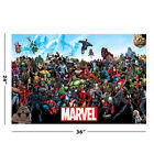 The Marvel Comics Universe - Comic Poster   Print  all Characters 