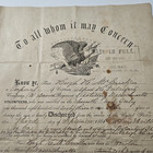 1865 Civil War Company D 2nd Regiment Artillery Ma Massachusetts Discharge