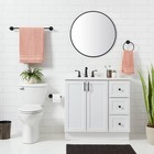 3pc Clean Bath Hardware Set Oil Rubbed Bronze - Threshold  Zinc  