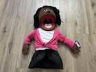 Silly Puppets Sierra Barbara Black Mom Teacher 25    Full Body Puppet Doll Plush