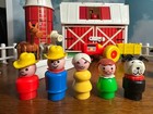 Vintage Fisher Price Little People Play Family Farm 915  Complete  Moo 