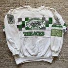 Vintage 80s Adidas Trefoil Ryetown Aces Tennis Club Mens Medium Crewneck Sweater