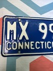 1967 89 Connecticut License Plate Pair
