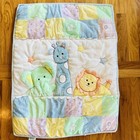Vintage Lambs   Ivy Pastel Jungle Safari 4 Piece Crib Bedding Nursery Set