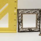 Jay Strongwater Brass Lattice Bejeweled Enamel   Gemstone Photo Frame 4 x4  5111