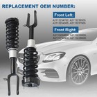 Pair Front Shock Strut Assys For 2006-2009 Mercedes-benz W211 S211 E350 4matic