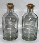 Glass Bottles With Corks 5 5  h  Diy Potions Crafting Lot Of 6 New