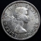 1958 Canada  1 Dollar  800 Silver - Elizabeth Ii - British Columbia - Totem Pole