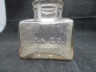                      vintage 1900 Embossed Diamond Ink Co  Milwaukee Square Bottle                      