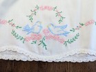 16 5  Laundry Bag Hm W vtg Pillowcase Hand Emb W  blue Birds Of Happiness   New