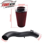 Red Filter Cold Air Intake Kit For 17-19 Ford F250 F350 Powerstroke 6 7l Diesel