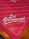  Vintage  Lee Greenwood Concert Tour Scarf Bandana Souvenir Memorabilia 