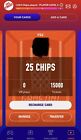 Dave And Buster s Power Card W 15 000 Tickets   With 25 Chips   