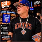 New York Knicks 24    Cuban Link Chain Pendant Hip Hop Basketball Fan Necklace