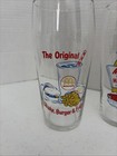 Vintage Mcdonald   s 1995 Retro Glasses Set Of 4  Golden Arches Speedee