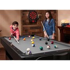 7  Pool Table  Air-hockey  Table Tennis  Multi-game Ping Pong - Grey 3-in-1