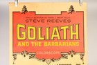 Goliath 1959 Insert Movie Poster 14x36   Featuring Steve Reeves V20