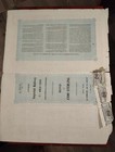 China 1899 Chinese Imperial Railway 100 Sterling Gold Or Coupons Bond Loan Share