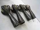 Antique Cast Iron Glass Ball Claw Feet Foot Table Stool Hardware Lot 4 Victorian