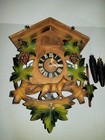 Vintage 30 Hour Musical Cuckoo Clock  Fox  Grapes  Running Condition