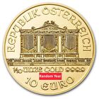 Random Year   2009   - Austria 1 10 Oz  9999 Fine Gold Philharmonic Bu