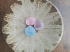 Beautiful Rare Color Sea Glass 3pcs  Surf Tumbled  Weathered  Beach Glass  78