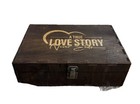 Wedding Memory Box Engraved Wood Keepsake Box Bridal Gift Love Story Storage