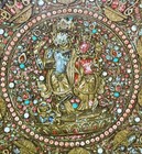 Vintage 1970 Springbok Round Puzzle Nepalese Mandala 500  Pieces Complete