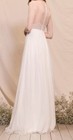Divine Atelier Elina Boho Long Sleeve Wedding Dress  Size 10