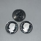 3-canada 5 Cents Beaver Proof Silver Nickel 2-2021 1996