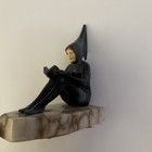 Unique 1920s Jb Hirsch Vintage Pixie Bookends Set Of 2