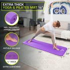 Prosourcefit Extra Thick Yoga Mat - 1 2  Or 1  - Non-slip Pilates Mat