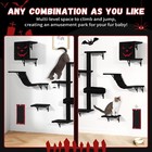 Coziwow Cat Wall Shelves  Wall-mounted Cat Climber Set Of 5 gothic 