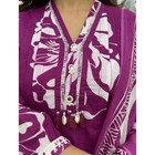 Women s Floral Cotton Kurta Pant Set With Dupatta   Indian Block Print Suit