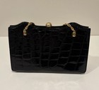 Vintage Crocodile Handbag With Gold Chain Shoulder Straps  Saks Fifth Avenue