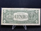 1957- 1 Dollar Circulated Star Note Blue Seal Silver Certificate Currency-z189