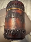 Monte Cristo Habana Round Leather Humidors Cigar Holder