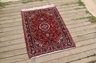 Turkish Rug 2x3 Ft Vintage Wool Carpet 73x97cm Handwoven East Anatolian