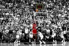 Michael Jordan Chicago Bulls Shot Poster Wall Art Print Decor Iconic Sports Phot